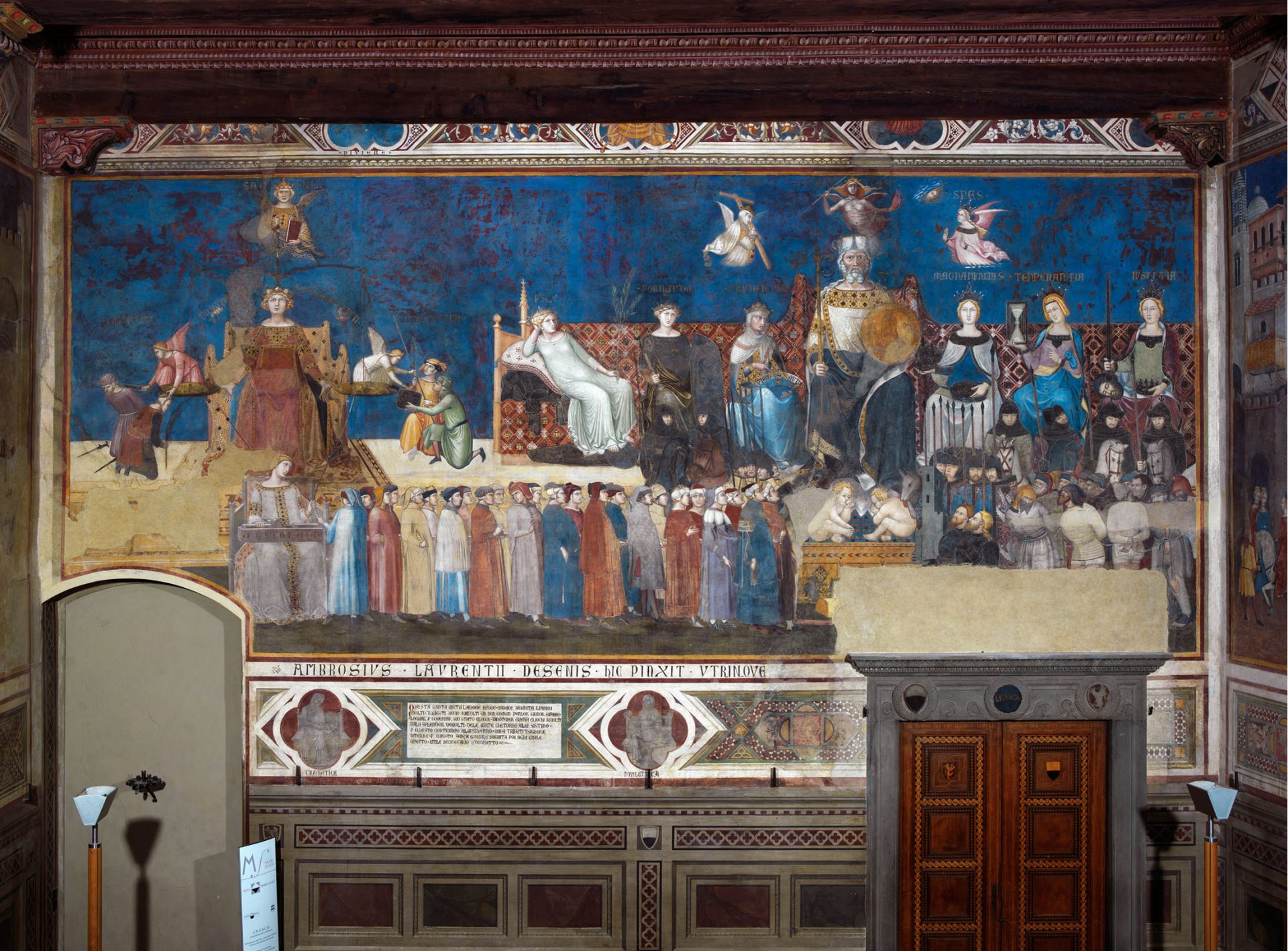 Ambrogio Lorenzetti, Effetti del Buon Governo in campagna, Siena, Palazzo Pubblico, Museo Civico, sala della Pace, © Comune di Siena, foto Roberto Testi