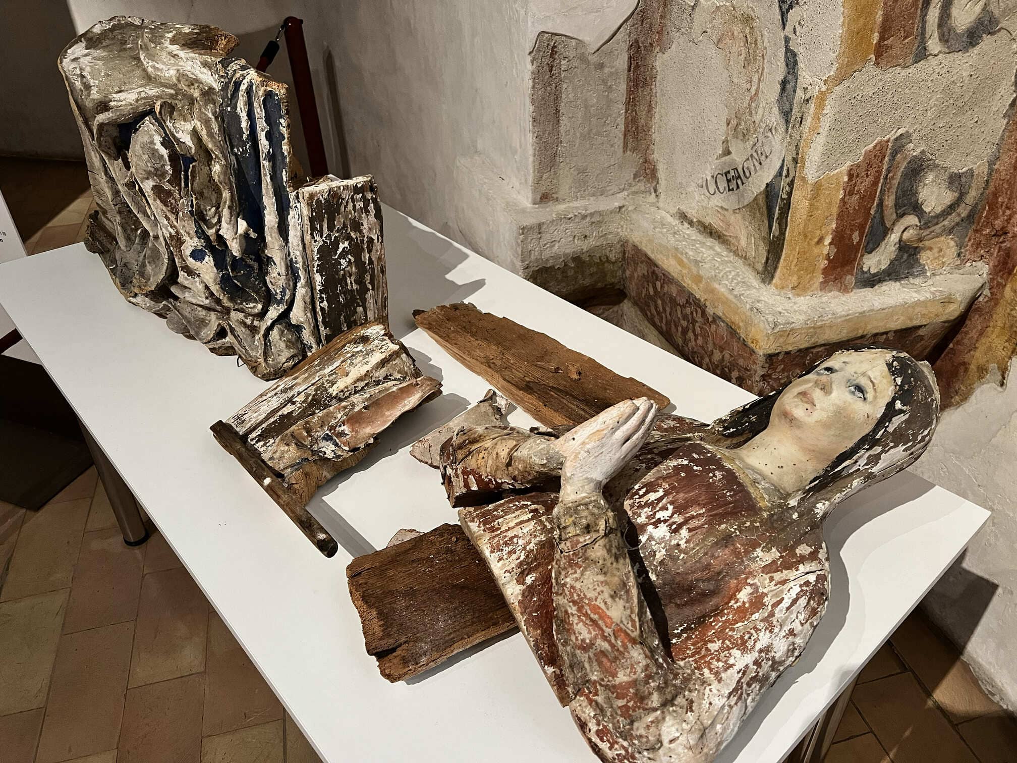 Madonna di Besagno restauro