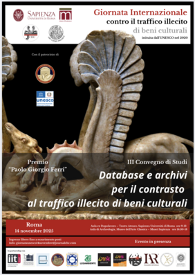 Crimini contro il patrimonio culturale: a Roma il III Convegno su database e archivi per il contrasto al traffico illecito