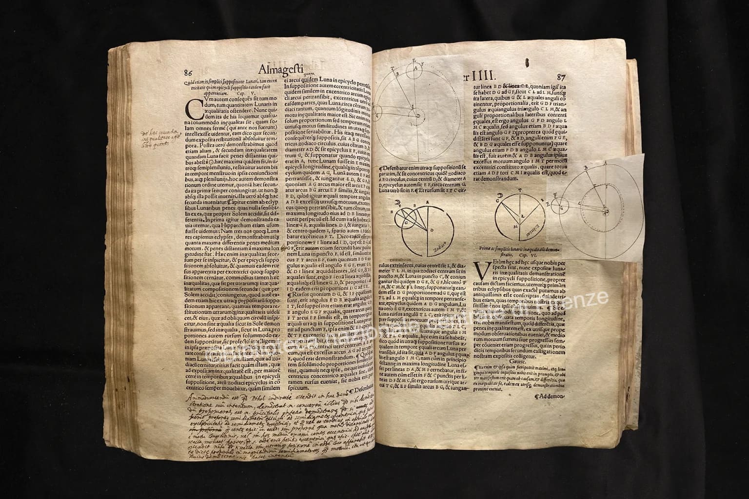 Firenze, spunta una copia dell’Almagesto di Tolomeo annotata da Galileo