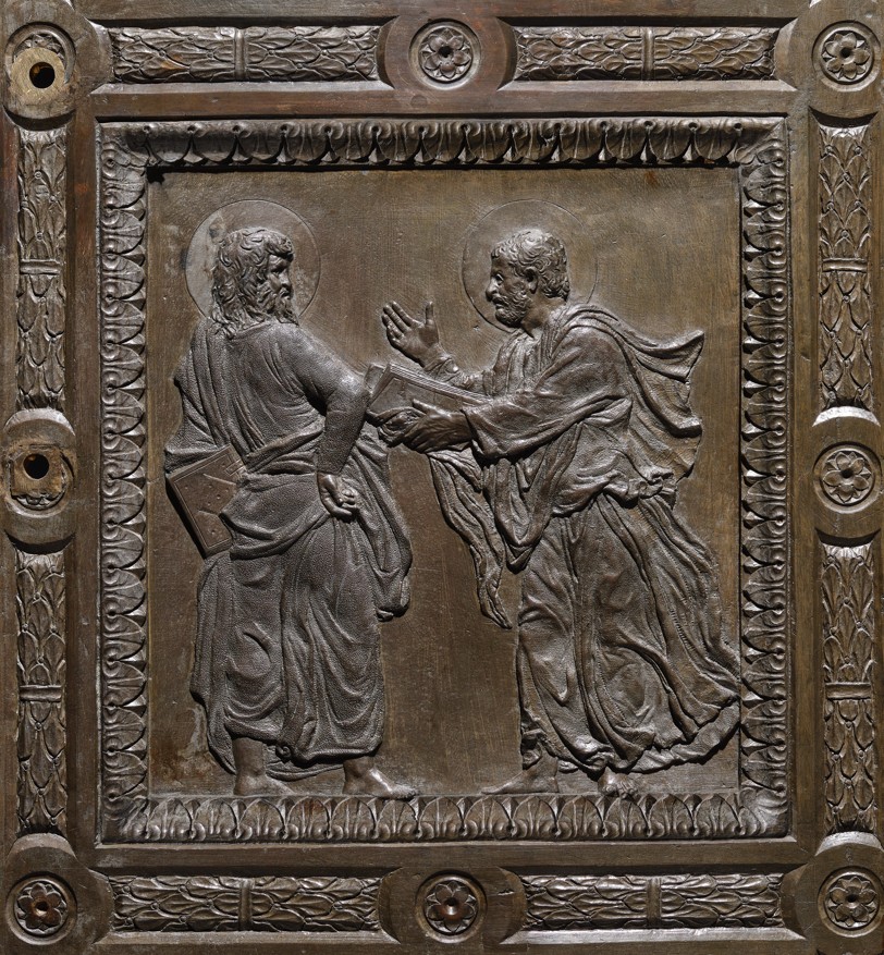 Firenze, restaurate le porte bronzee di Donatello nella Sagrestia Vecchia