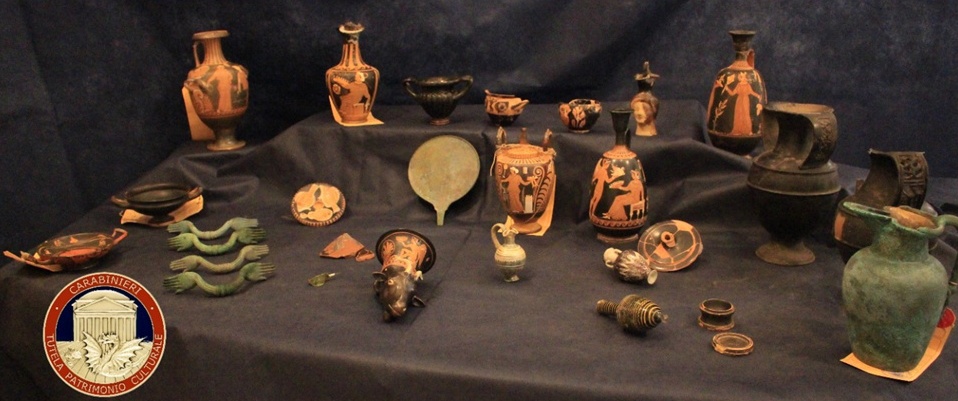 Operazione “Achei”: 46 reperti archeologici restituiti allo Stato