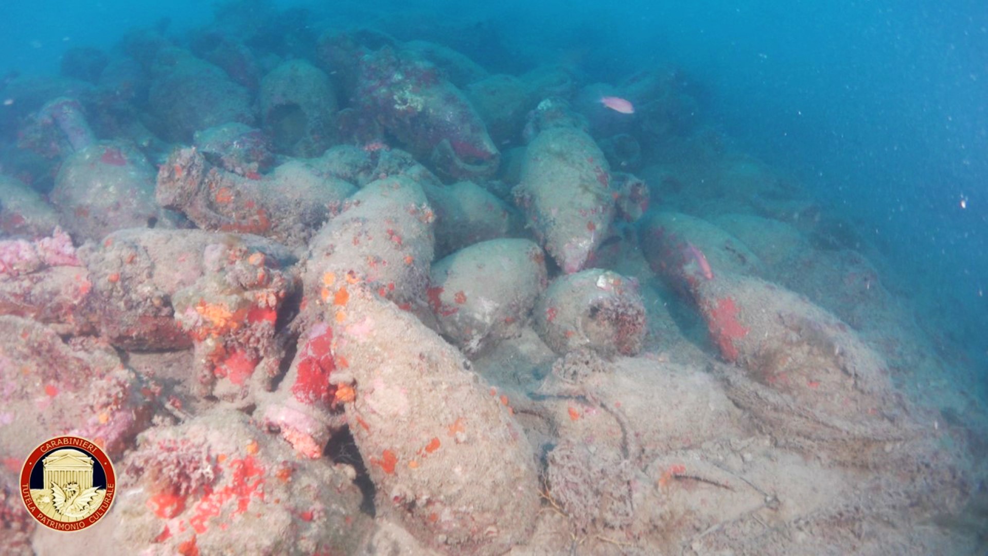 Mazara del Vallo, scoperto un relitto romano con centinaia di anfore a 46 metri di profondità | 📽️VIDEO