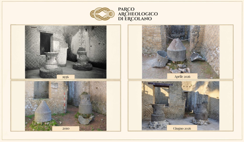 Ercolano, restaurato il panificio del Vicolo Meridionale dove un asinello faceva girare le macine