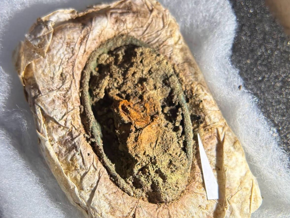Danimarca, tracce di tessuto tra le fibule indossate da una giovane vichinga vissuta 1.300 anni fa: la scoperta degli archeologi