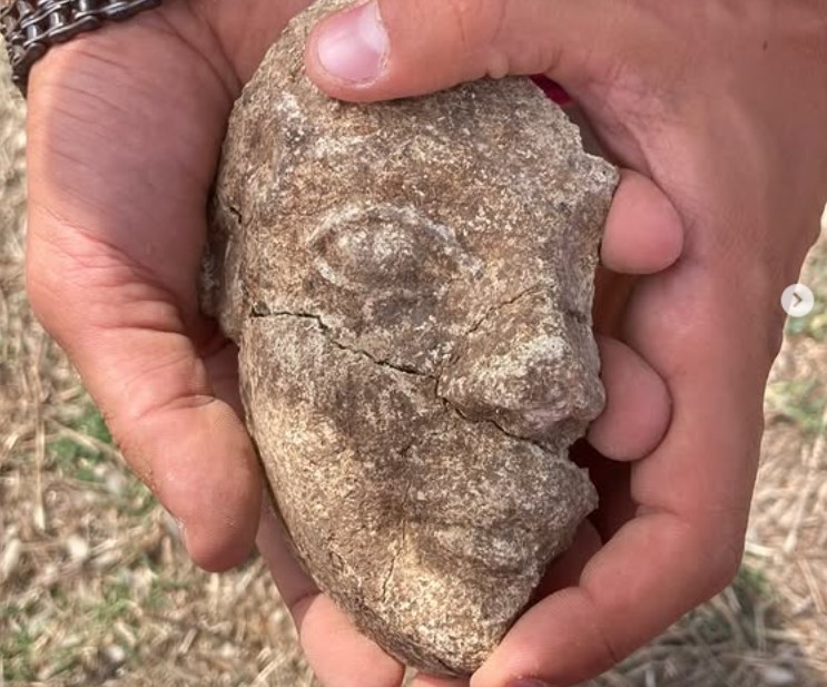 Pyrgi, dal Tempio B riemerge il volto della dea Uni