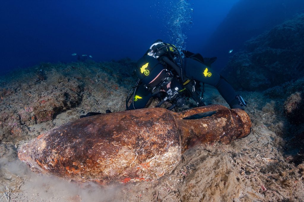 Camogli, ritrovato il relitto romano “fantasma” di Punta Chiappa